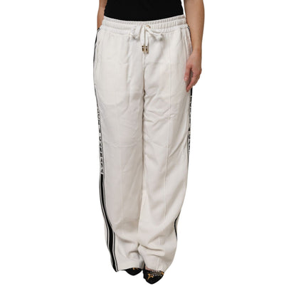 Dolce & Gabbana White Jogger Sweatpants Pants Dolce & Gabbana