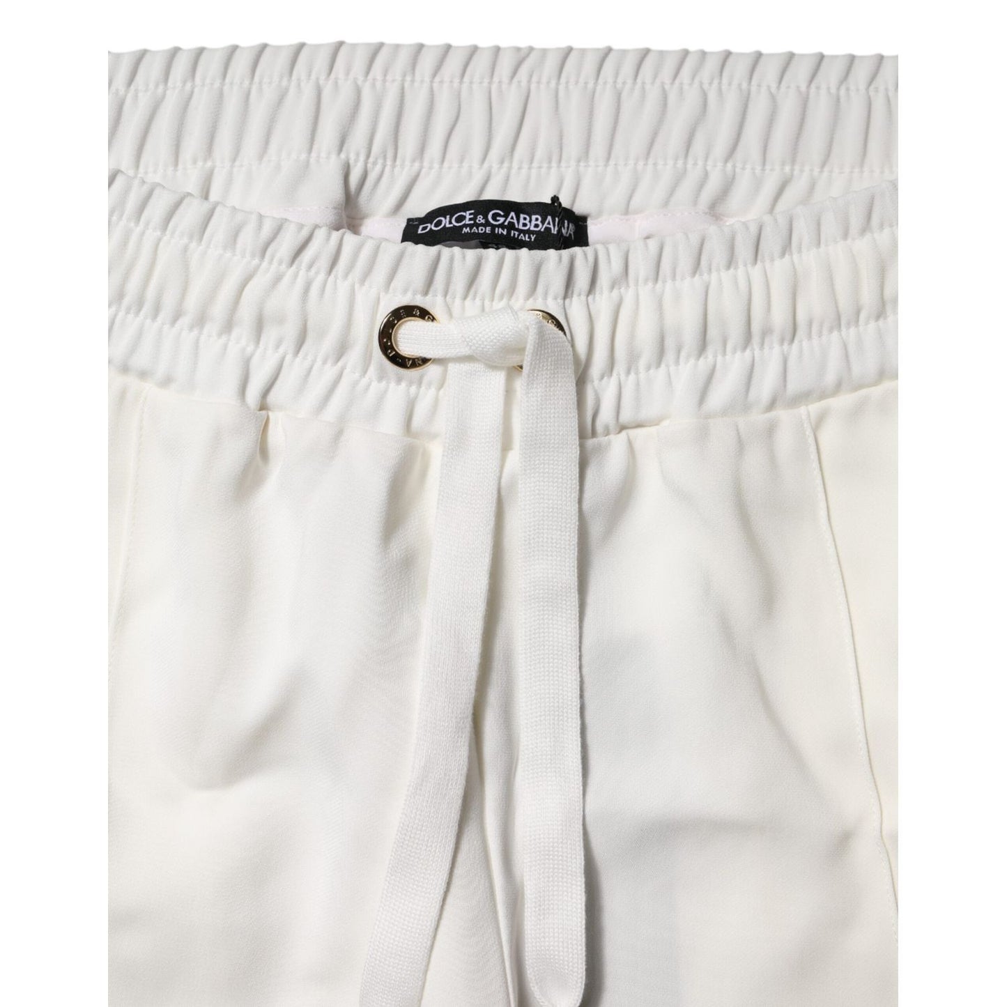 Dolce & Gabbana White Jogger Sweatpants Pants Dolce & Gabbana