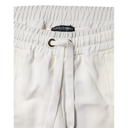 Dolce & Gabbana White Jogger Sweatpants Pants Dolce & Gabbana