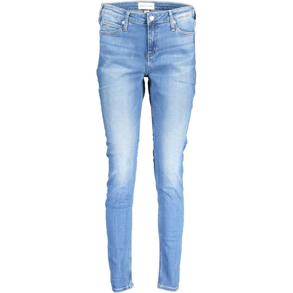 Calvin Klein Blue Cotton Jeans Denim