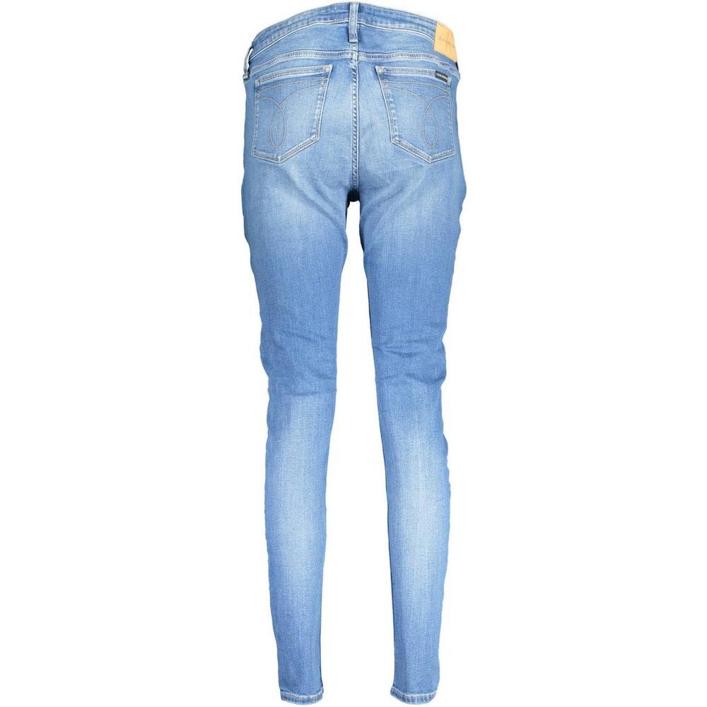 Calvin Klein Blue Cotton Jeans Denim