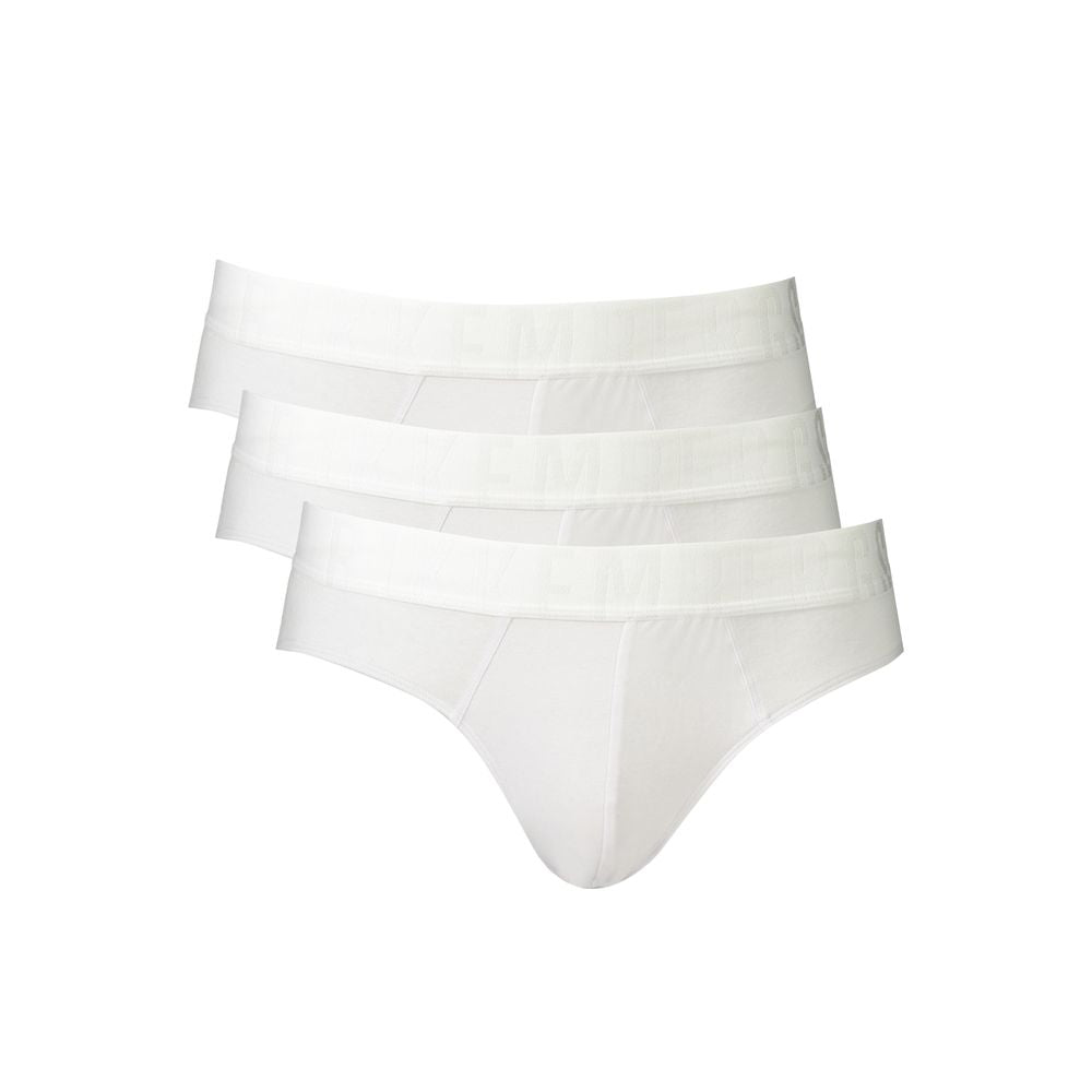 Bikkembergs White Polyester Men Underwear BI-34111-XXL
