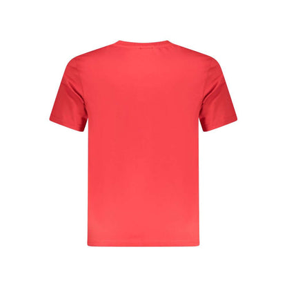 North Sails Red Cotton Men T-Shirt