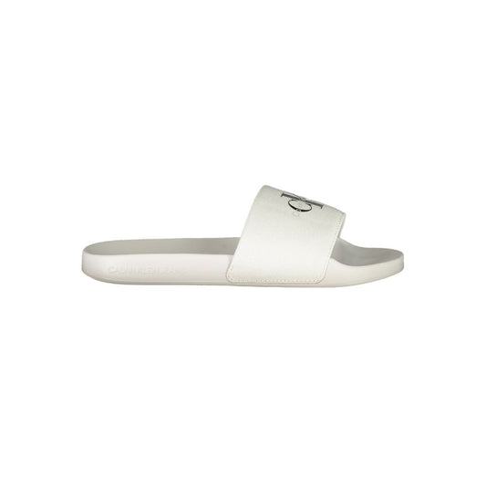Calvin Klein White Polyester Women Sandal