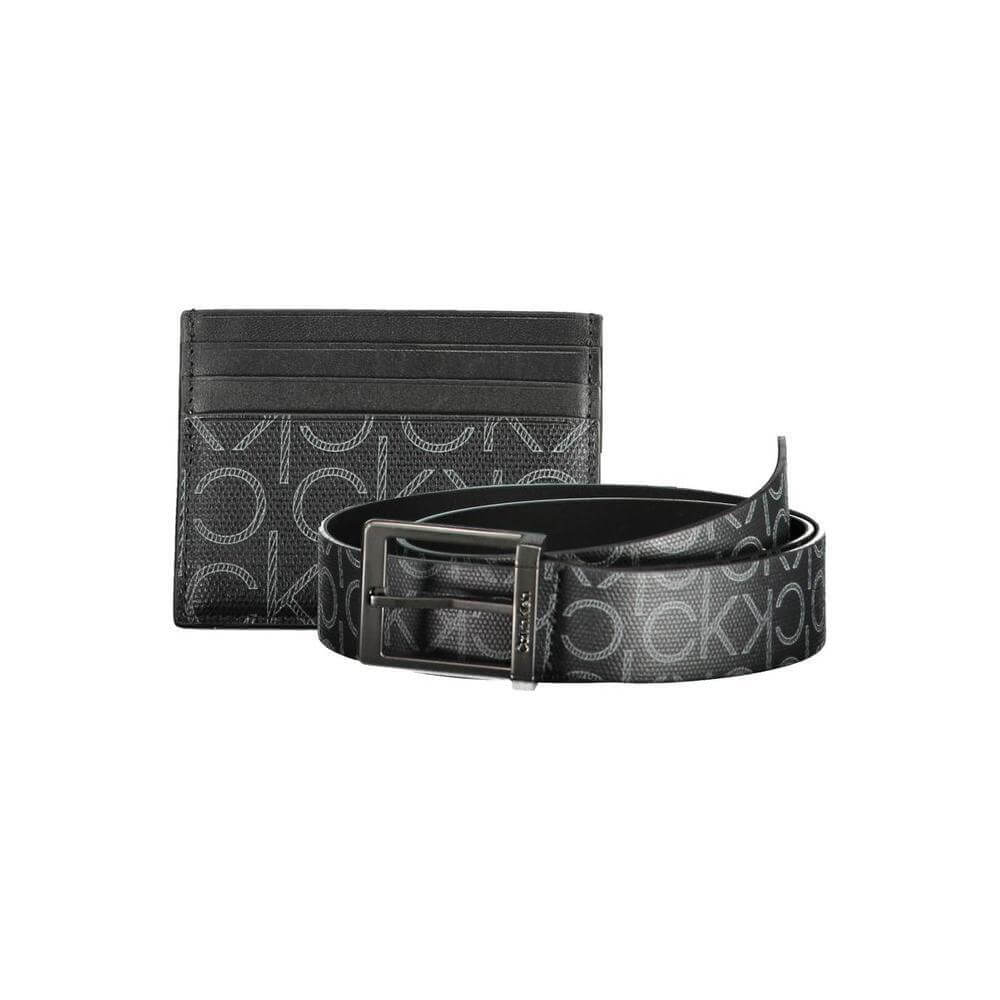 Calvin Klein Black Polyethylene Mens Wallet