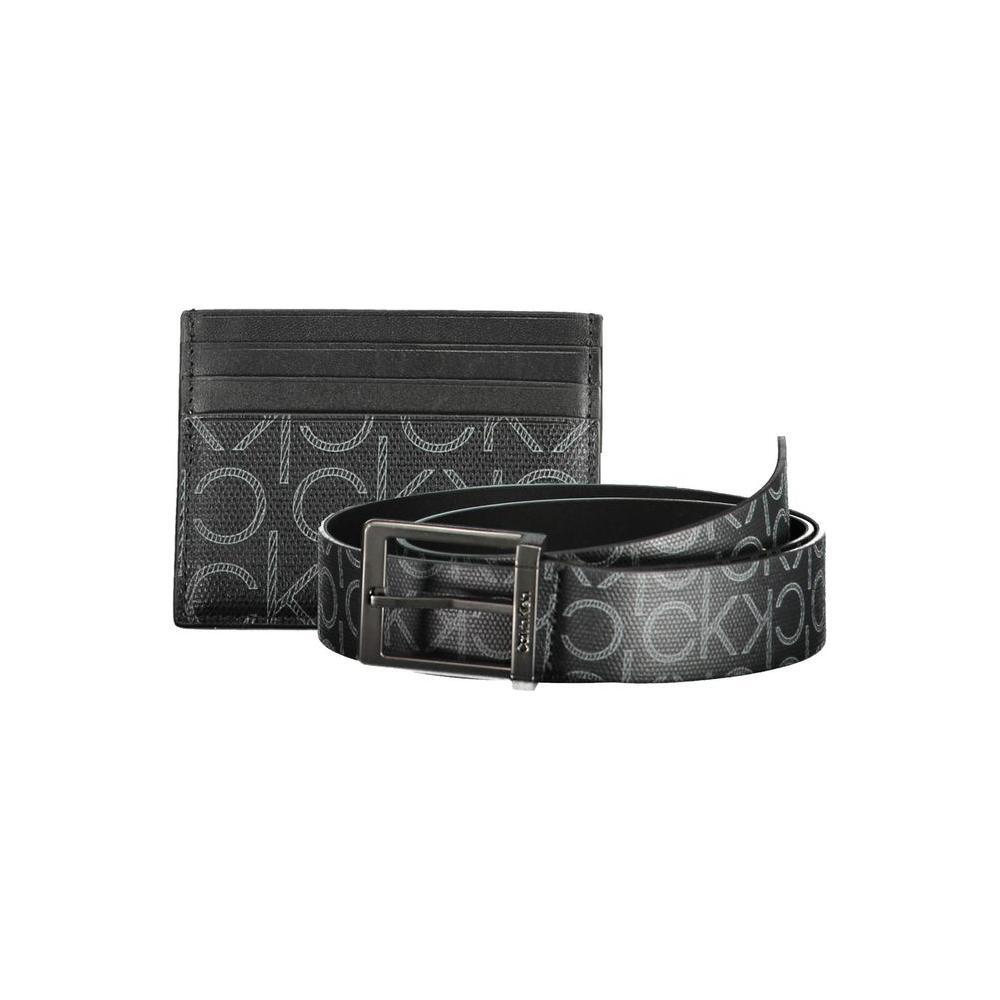 Calvin Klein Black Polyethylene Mens Wallet