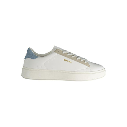 Gas White Polyester Men Sneaker GA-38719-EU40/US7