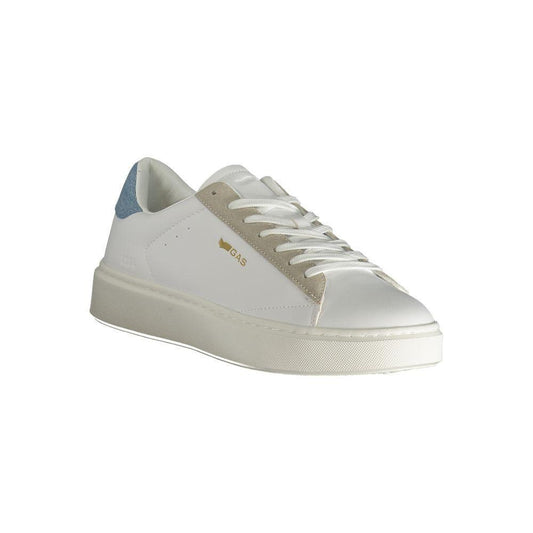 Gas White Polyester Men Sneaker GA-38719-EU40/US7