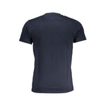 Cavalli Class Blue Cotton T-Shirt CA-28486-L