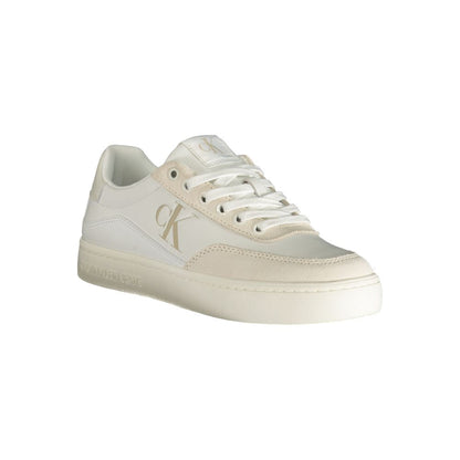 Calvin Klein White Polyester Athletic Sneakers Calvin Klein