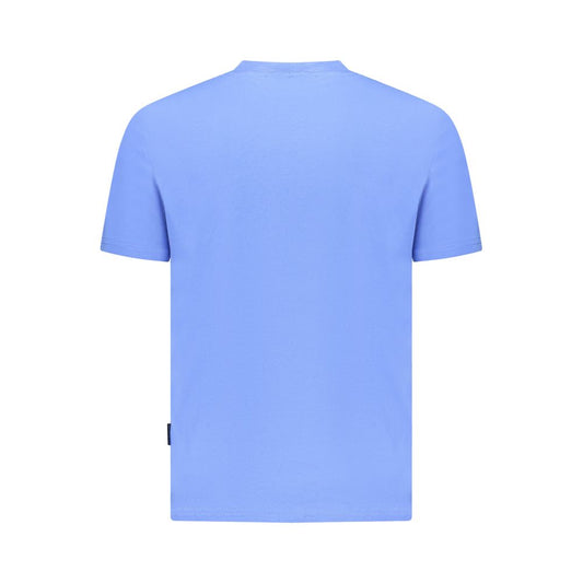 Napapijri Blue Cotton Men T-Shirt NA-35901-M