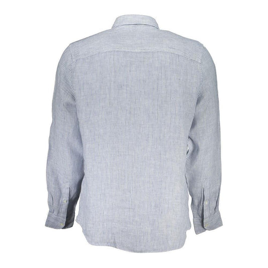 North Sails Blue Linen Shirt NO-29728-S