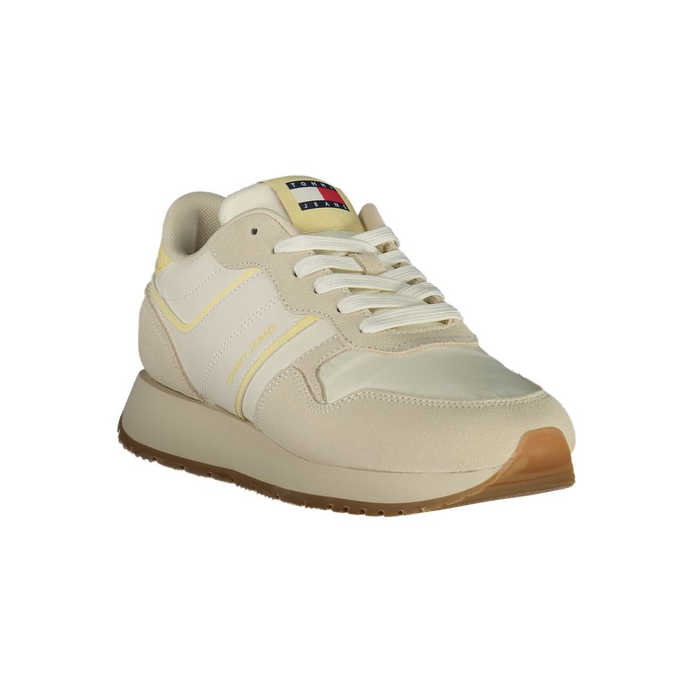 Tommy Hilfiger Beige Polyester Sneaker