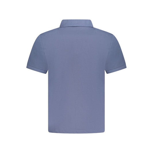 North Sails Blue Cotton Men Polo Shirt NO-33974-S