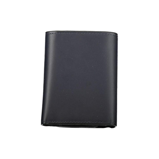 Tommy Hilfiger Elegant Blue Leather Wallet for Men TO-27166