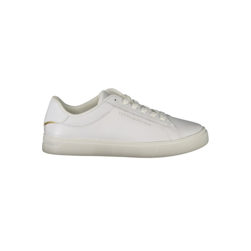 Tommy Hilfiger White Polyester Sneaker