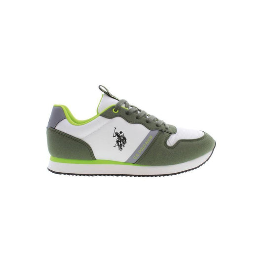 U.S. POLO ASSN. Green Polyester Men Sneaker US-37317-EU44/US11