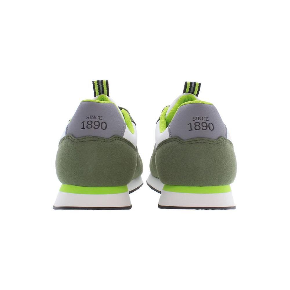 U.S. POLO ASSN. Green Polyester Men Sneaker US-37317-EU44/US11