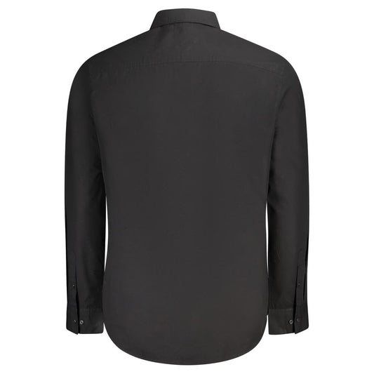 Calvin Klein Black Cotton Shirt CA-35633-S