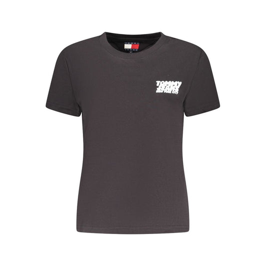 Tommy Hilfiger Black Cotton T-Shirt