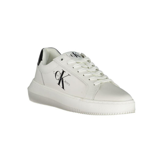 Calvin Klein Eco-Chic White Sneakers with Contrast Details CA-25042-EU36/US6