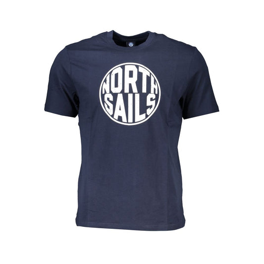 North Sails Blue Cotton T-Shirt NO-27002-S