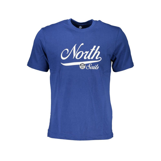 North Sails Blue Cotton T-Shirt NO-27340-S