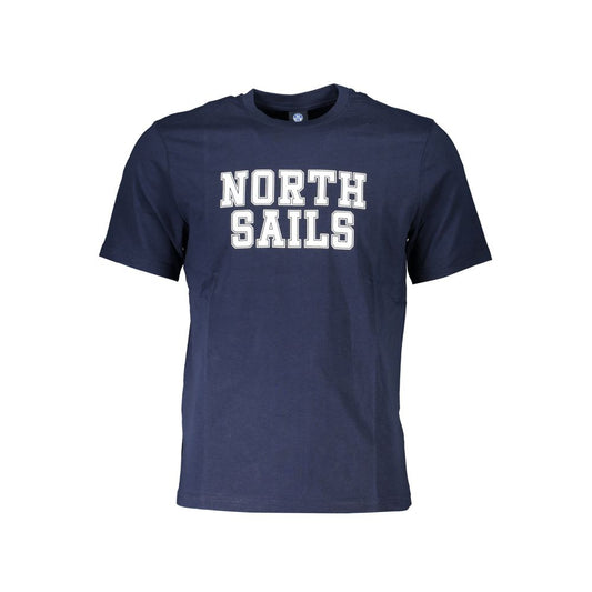 North Sails Blue Cotton T-Shirt NO-27955-S