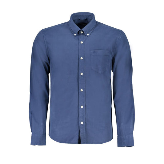 North Sails Blue Cotton Shirt NO-29890-S