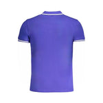 Cavalli Class Blue Cotton Polo Shirt CA-31307-M