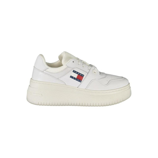 Tommy Hilfiger White Leather Women Sneaker TO-31883-EU36/US6