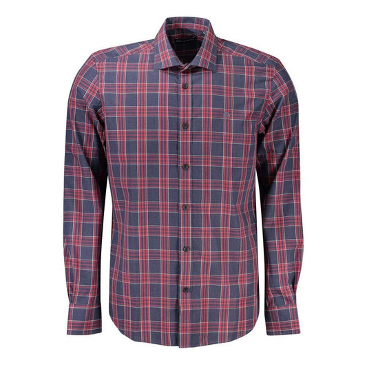 North Sails Blue Cotton Men Shirt NO-32957-S