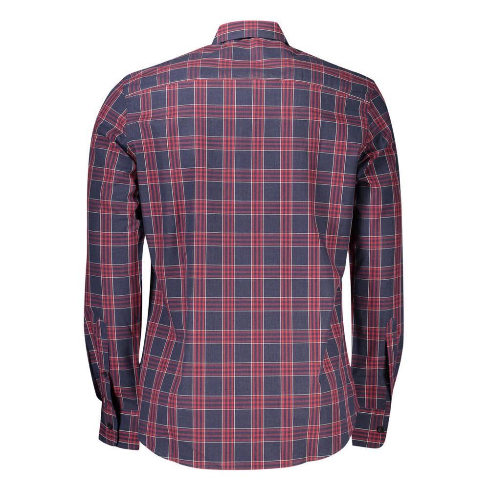 North Sails Blue Cotton Men Shirt NO-32957-S