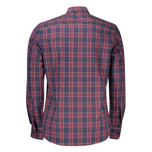 North Sails Blue Cotton Men Shirt NO-32957-S