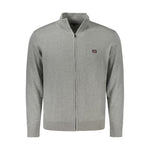 Norway 1963 Brown Polyester Men Cardigan NO-33179-L