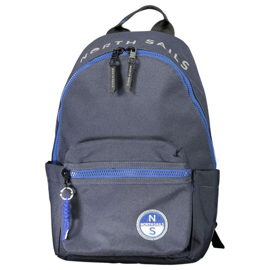North Sails Blue Polyester Men Backpack NO-33602