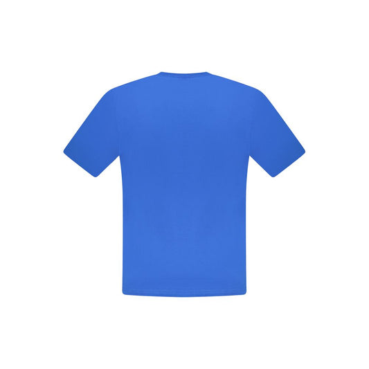 North Sails Blue Cotton Men T-Shirt NO-33744-S
