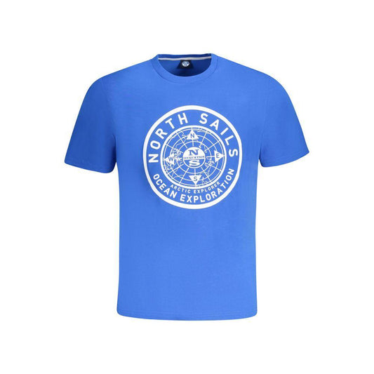 North Sails Blue Cotton Men TShirt NO-33991-S