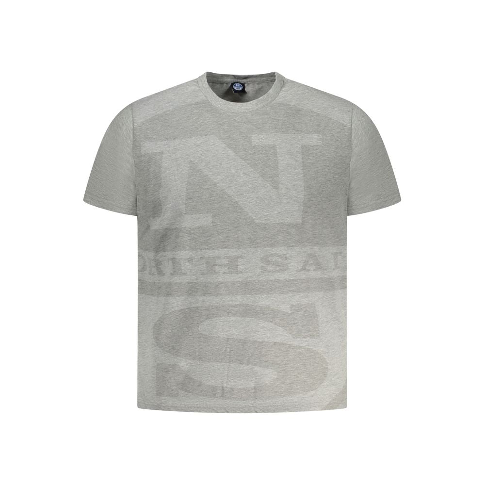 North Sails Brown Cotton Men T-Shirt