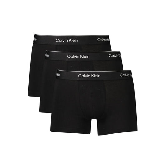 Calvin Klein Black Cotton Men Underwear CA-36061-S