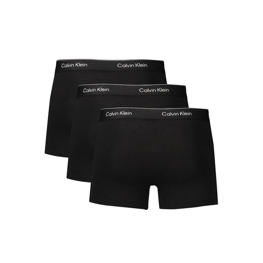 Calvin Klein Black Cotton Men Underwear CA-36061-S