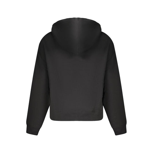 Tommy Hilfiger Black Cotton Women Hoodie TO-36234-S