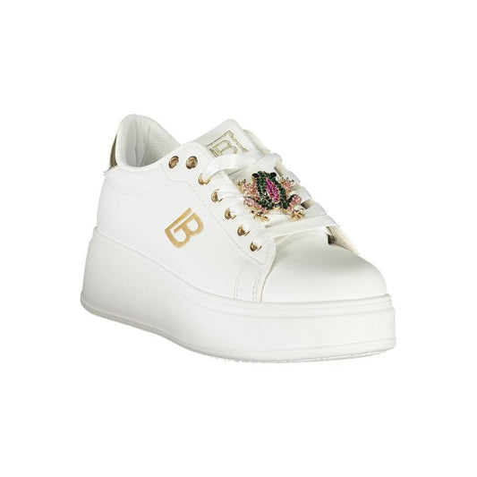 Laura Biagiotti White Synthetic Women Sneaker LA-36461-EU40/US10