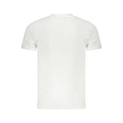 Cavalli Class White Cotton T-Shirt