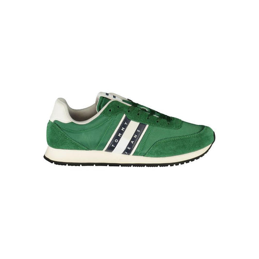 Tommy Hilfiger Green Polyester Men Sneaker TO-36748-EU40/US7