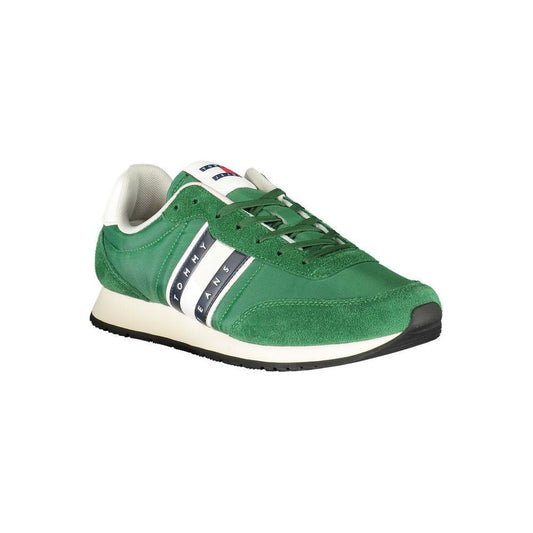 Tommy Hilfiger Green Polyester Men Sneaker TO-36748-EU40/US7
