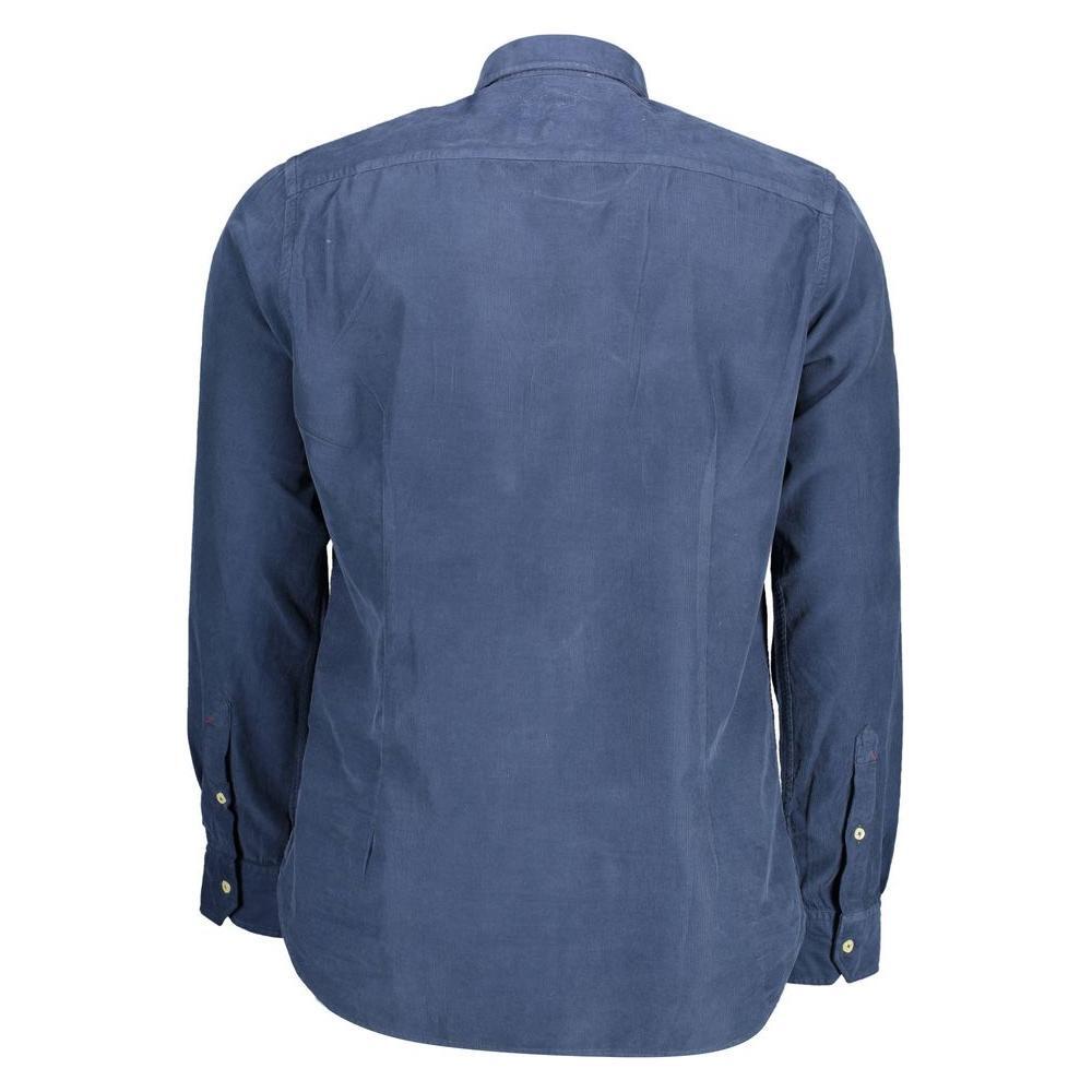 U.S. POLO ASSN. Blue Cotton Men Shirt US-37134-XL