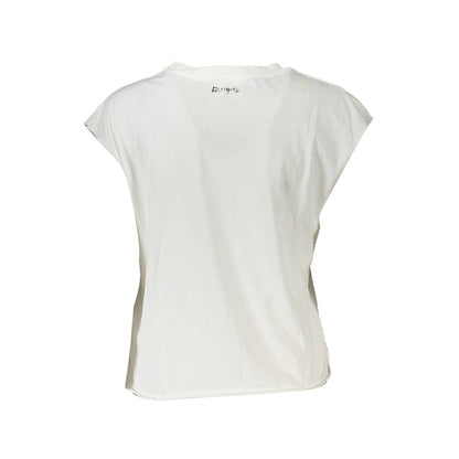 Desigual White Cotton Women Top