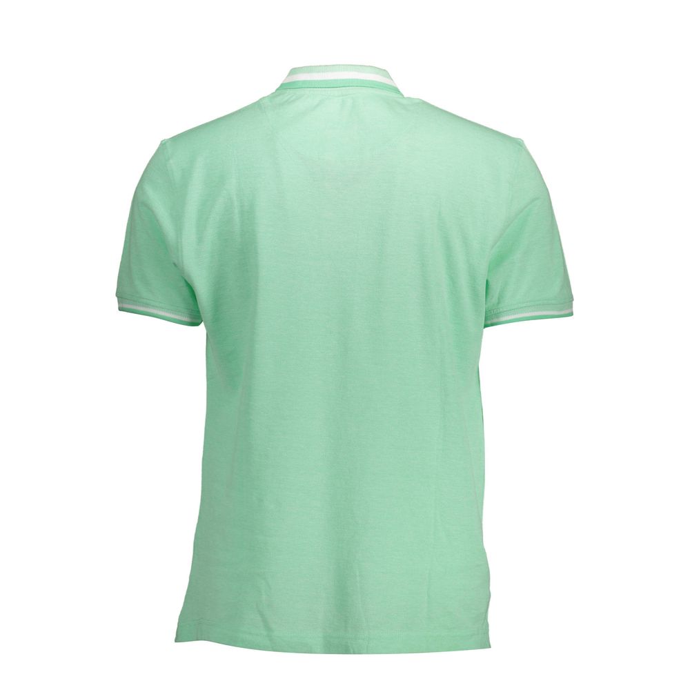 Harmont & Blaine Green Cotton Polo Shirt