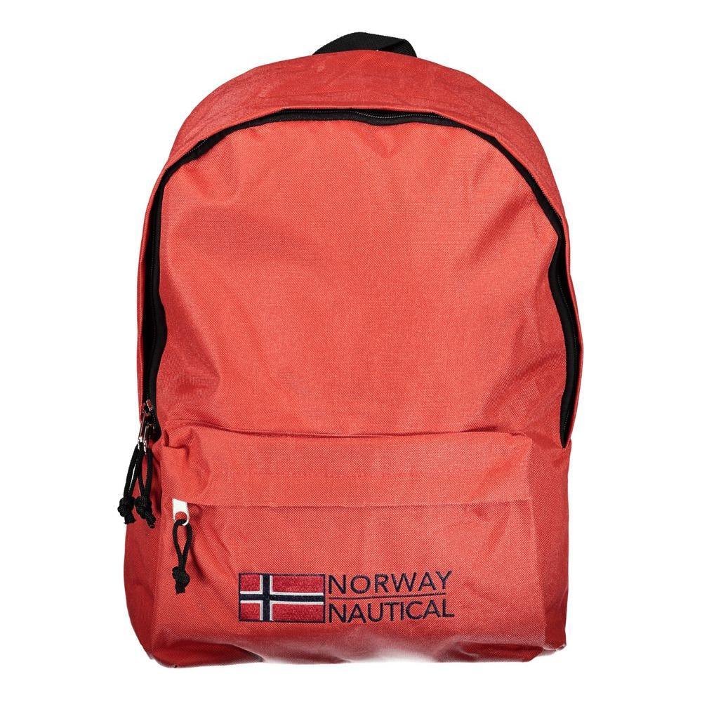 Norway 1963 Red Polyester Men Backpack